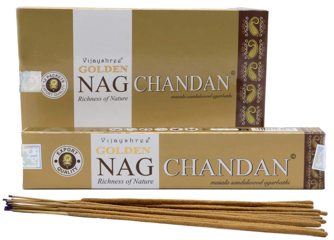 Encens Golden Nag Chandan 12x15g