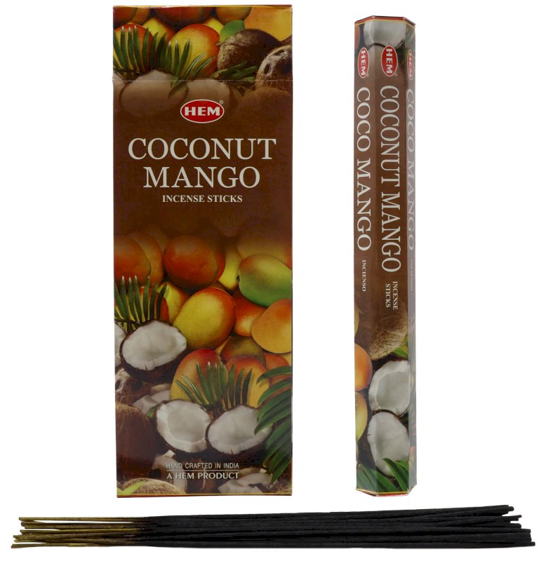 Encens HEM Mangue Coco 6x20g