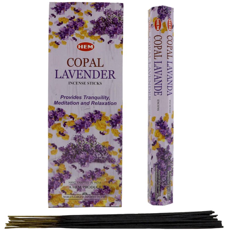 Encens HEM Copal & Lavande 6x20g