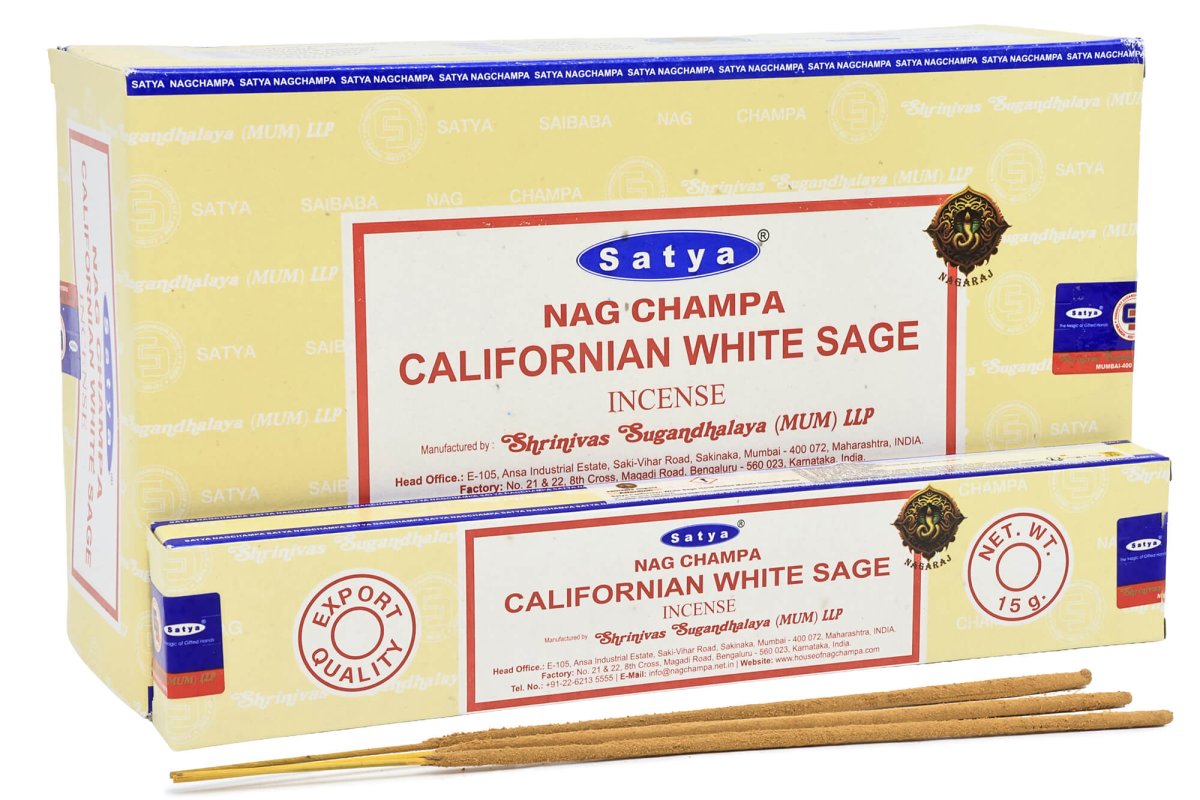 Encens Satya Sauge blanche Californienne 12x15g