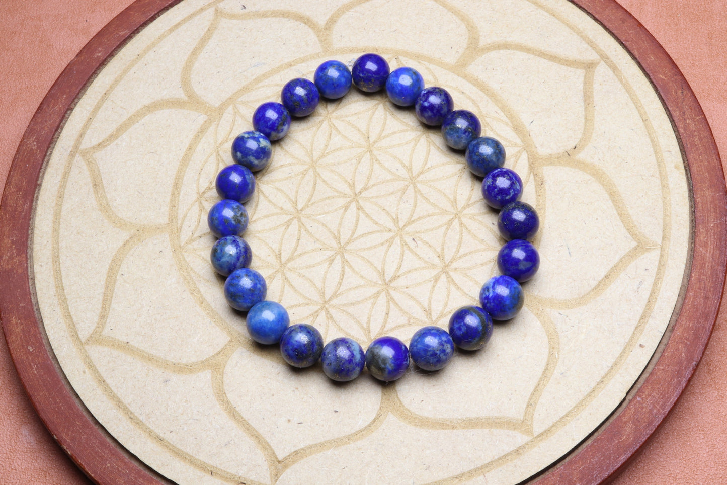 Bracelet en Lapis Lazuli - Sagesse et Vérité 8mm