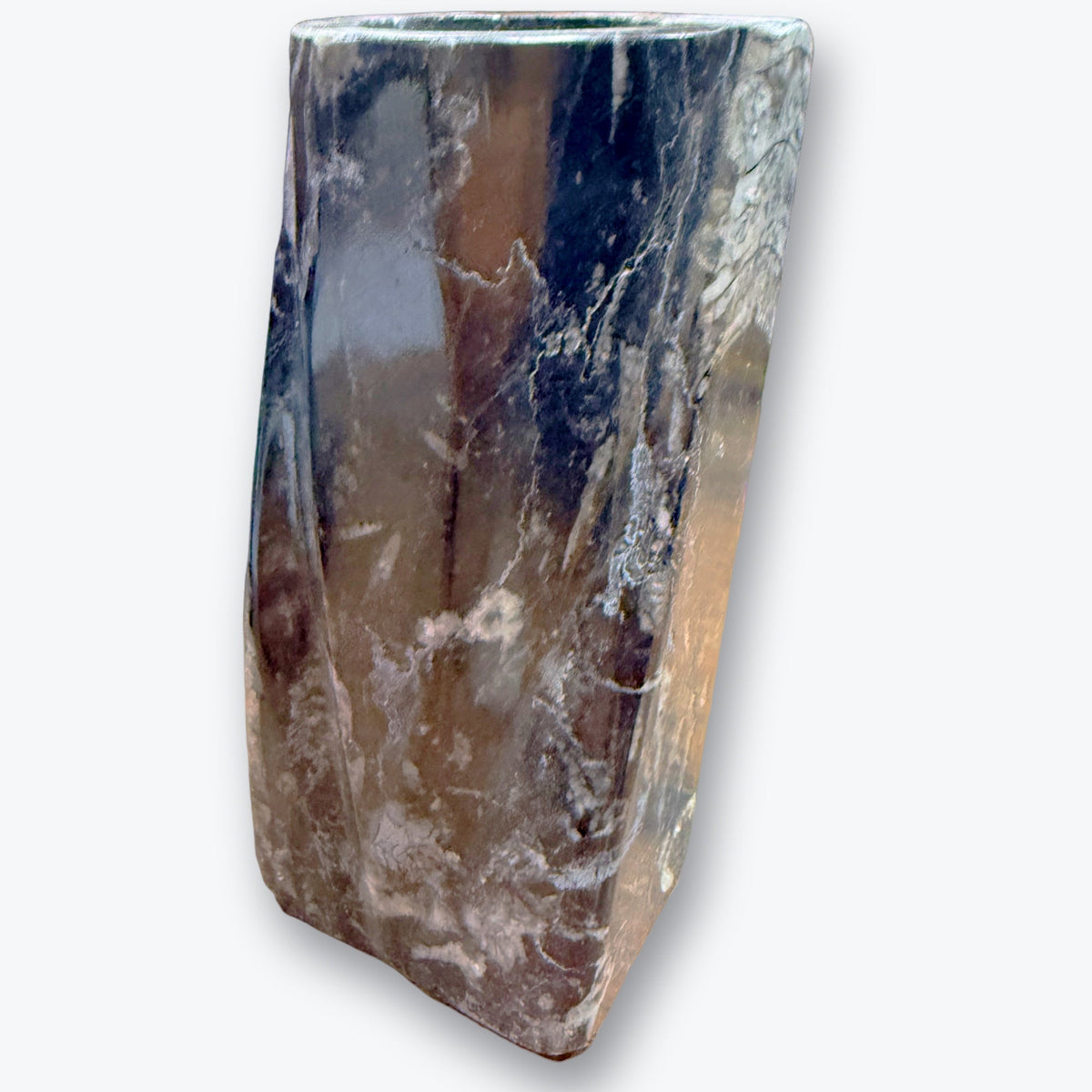 Pièce de collection en Orthocéras Naturel – 14x6 cm – 765 g – provenance Maroc - Pièce unique