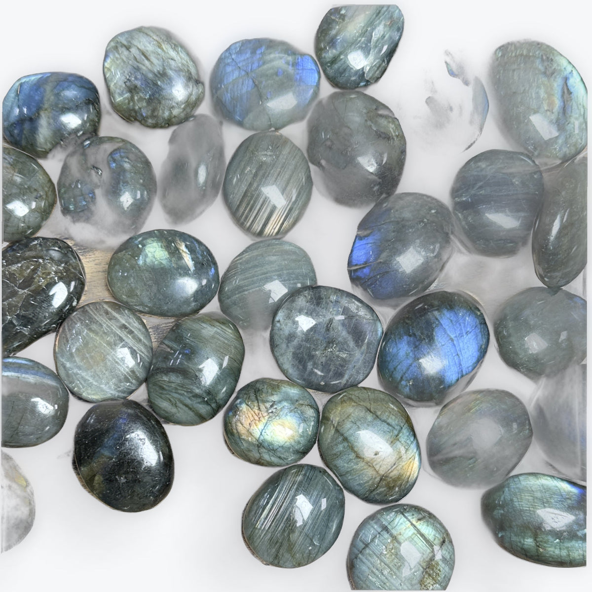 Pierres roulées en Labradorite - 20gr - 3x3 cm