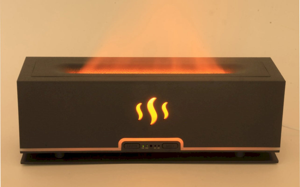 Diffuseur HE Rectangle Noir Flamme 25cm