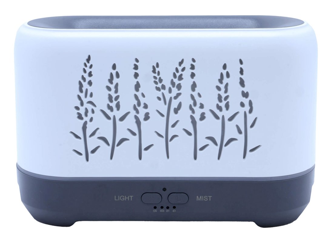 Diffuseur HE Blanc/Noir Roseaux 20cm