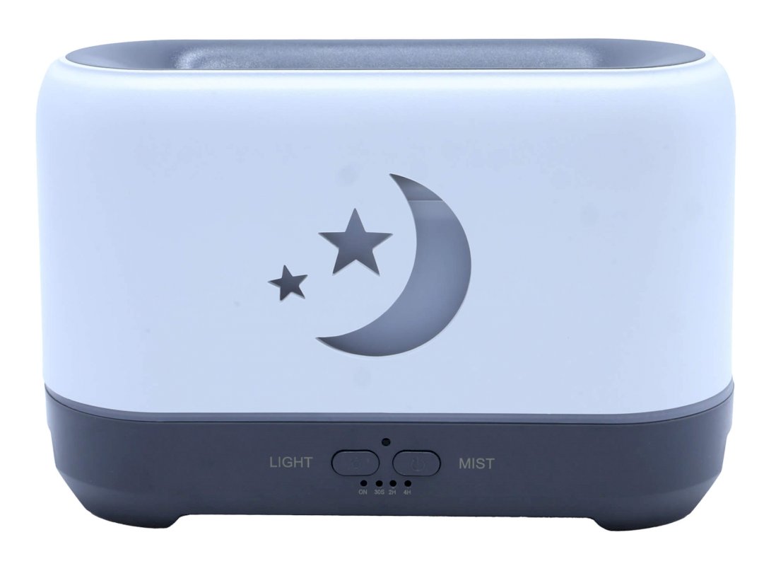 Diffuseur HE Blanc/Noir Lune 20cm