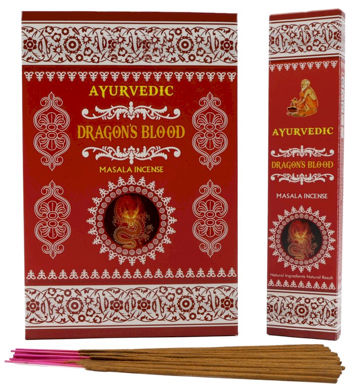 Encens Ayurvedic Sang de Dragon 12x15g