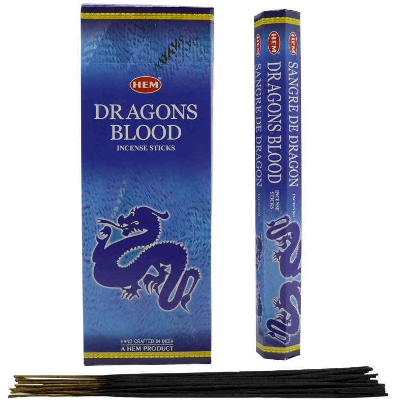 Encens HEM Sang de Dragon Bleu 6x20g