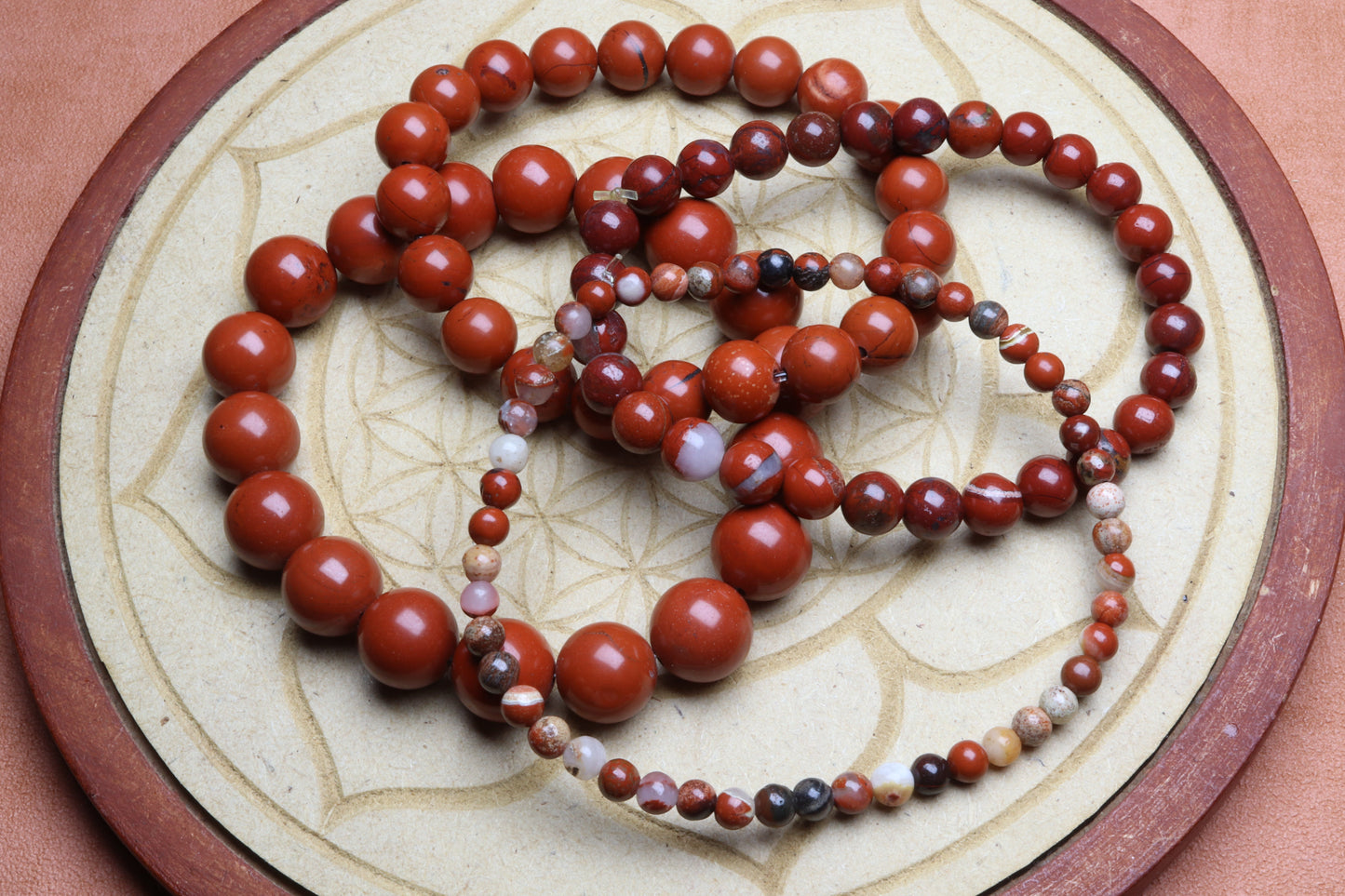 Bracelet Jaspe Rouge