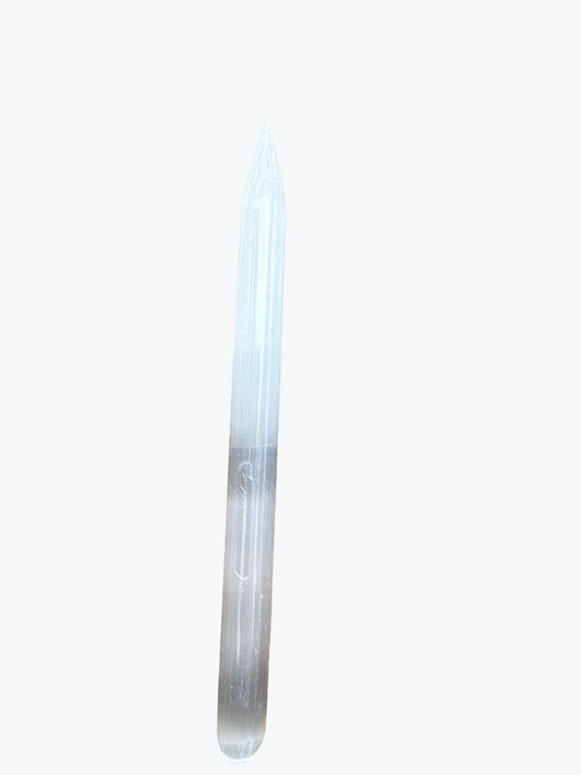 Bâton massage très fin | Selenite Naturel du Maroc, Petit, Moyen