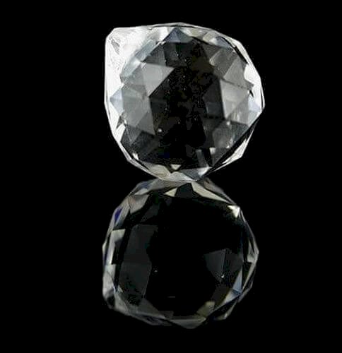 Boule de cristal à facettes Feng-Shui 2cm
