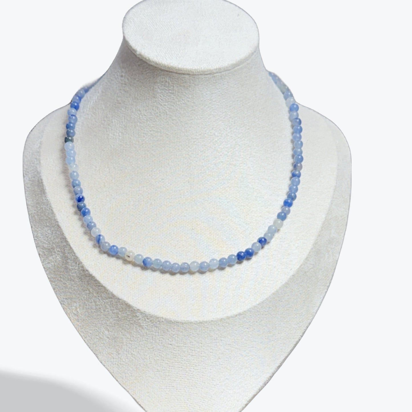 Collier aventurine bleu