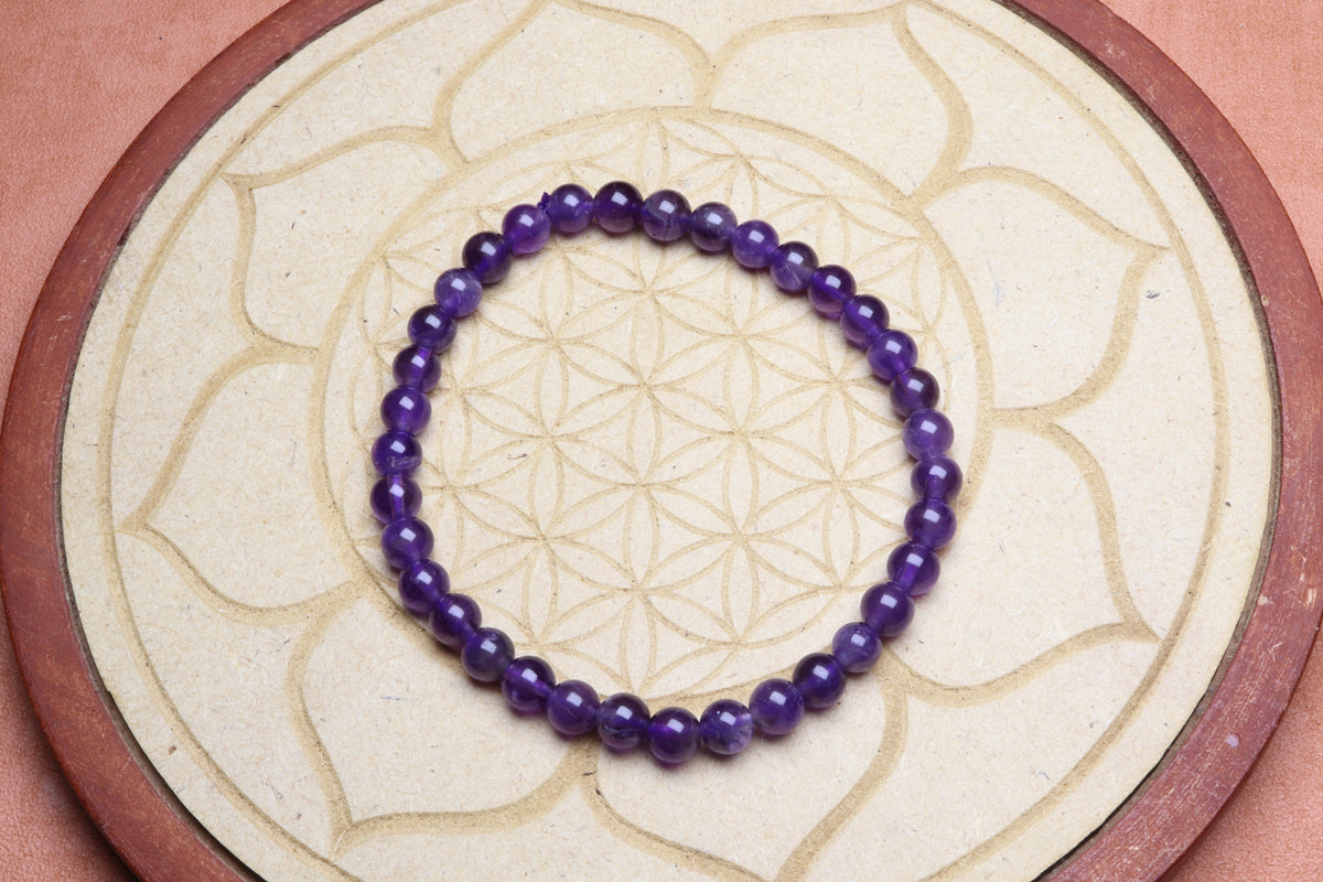 Bracelet Améthyste 6 mm