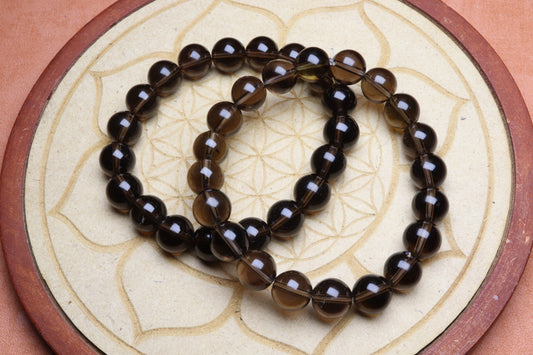 Bracelet Quartz Fumé porté