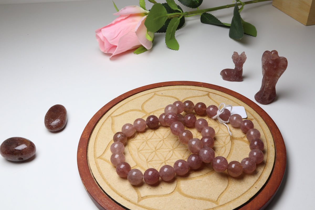 Bracelet Quartz Fraise