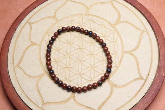 Bracelet Obsidienne Acajou