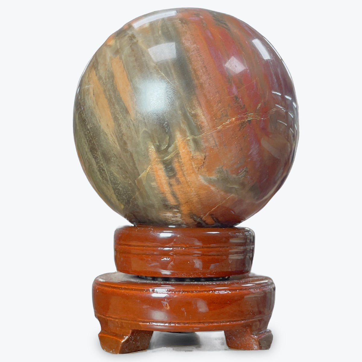 Sphère Bois Fossilisé