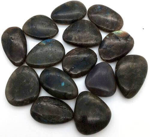 Labradorite 'A' Galets roulés 200g