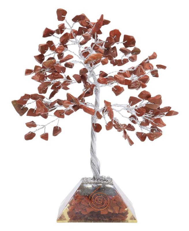 Arbre du Bonheur Jaspe Rouge Orgonite 100pcs