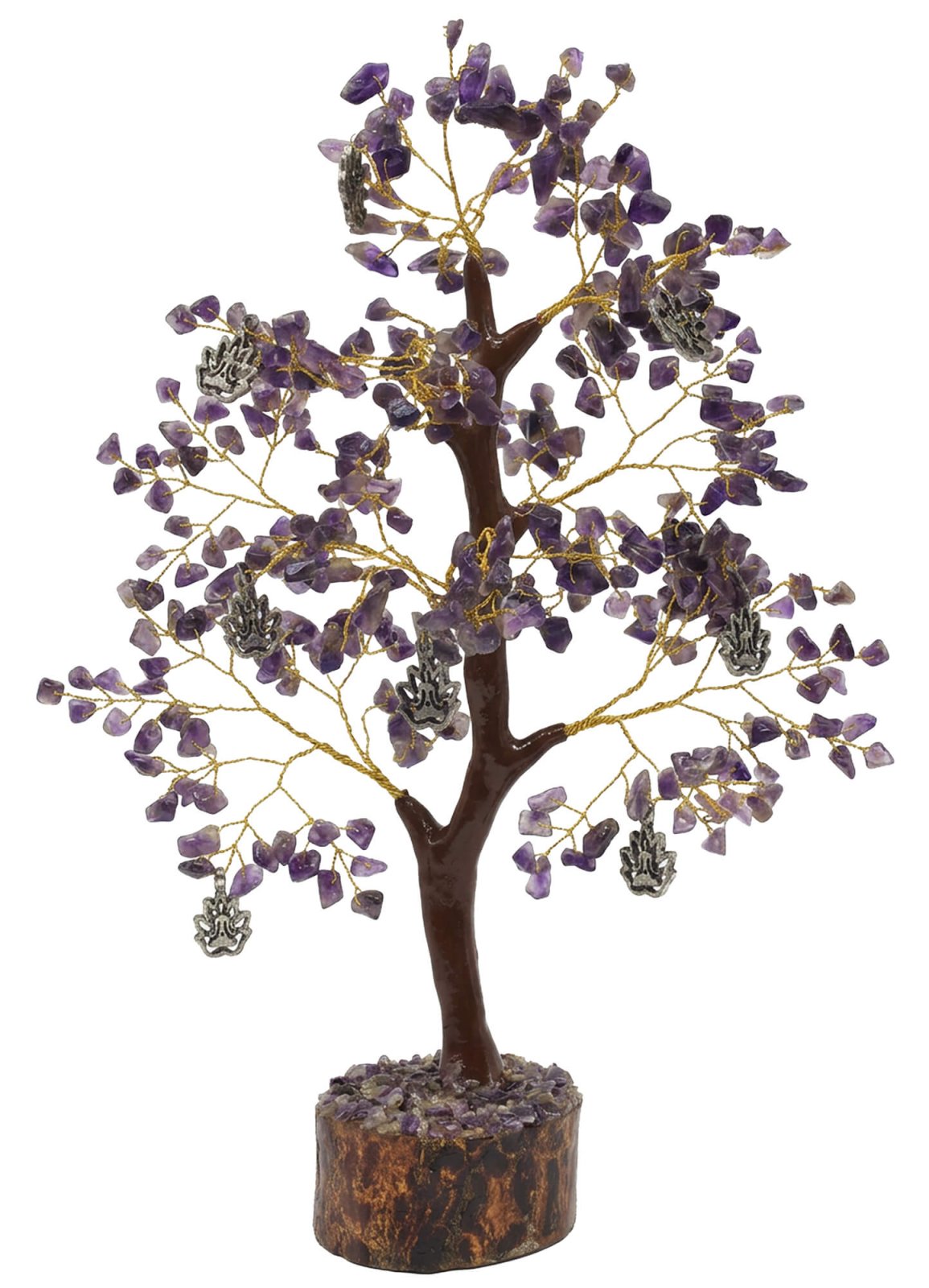 Arbre du Bonheur Améthyste + Lotus