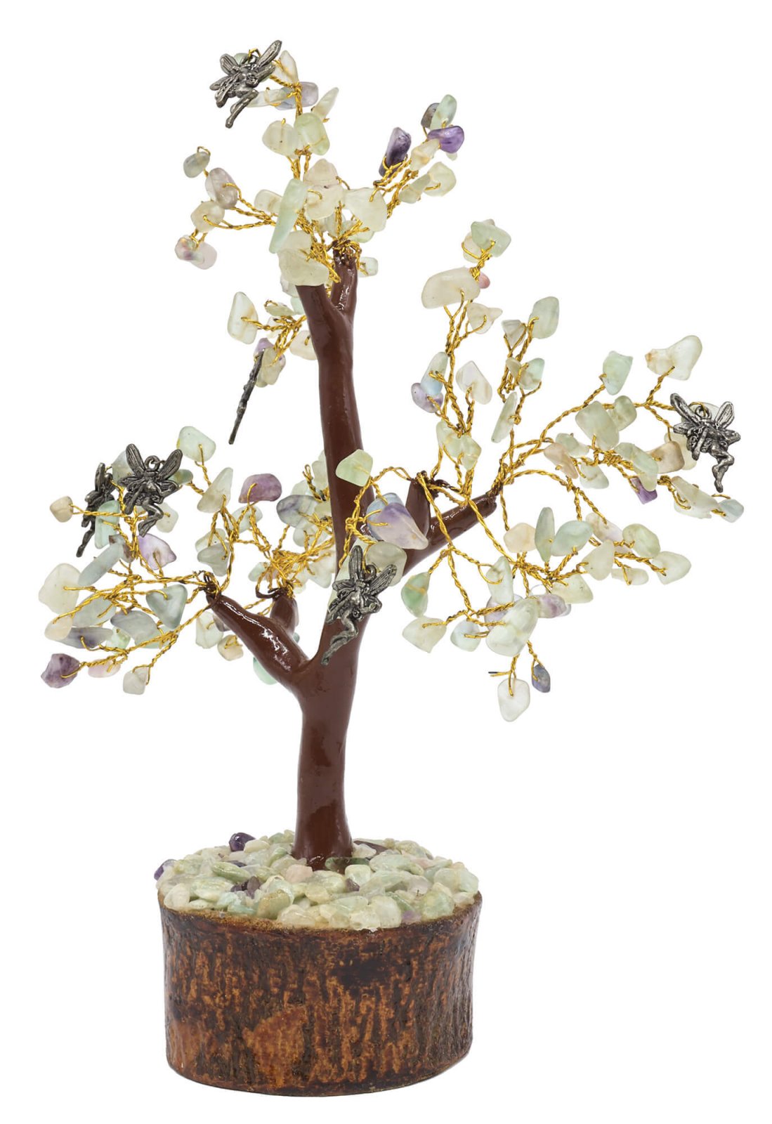 Arbre du Bonheur Fluorite + Fée