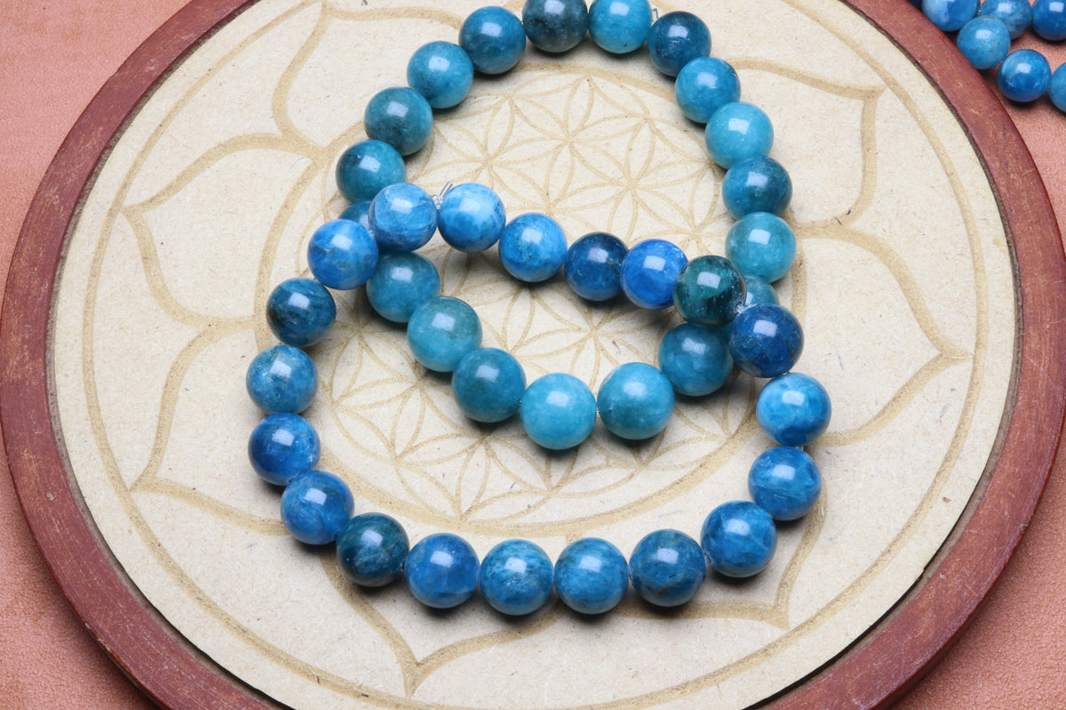 Bracelet Apatite bleu