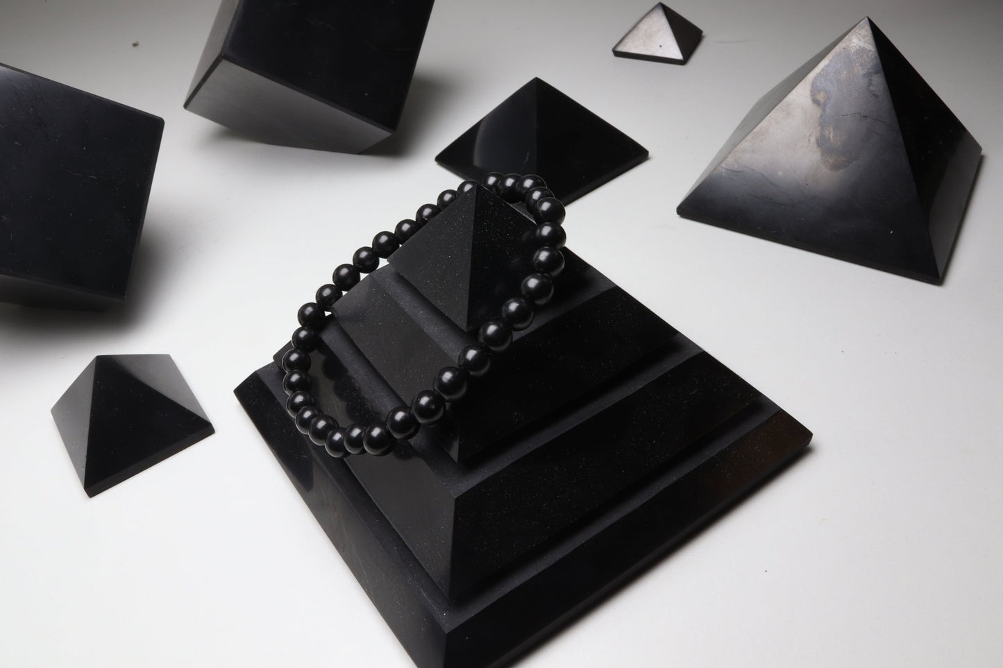 Bracelet en Shungite - Bouclier Anti-Ondes - photo 2