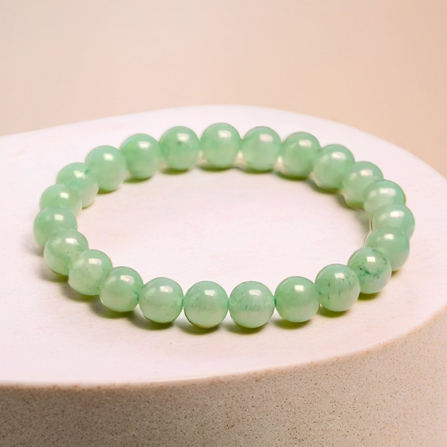 Bracelet Porte-Bonheur en Aventurine — Chance et Prospérité - Tatum Cristal