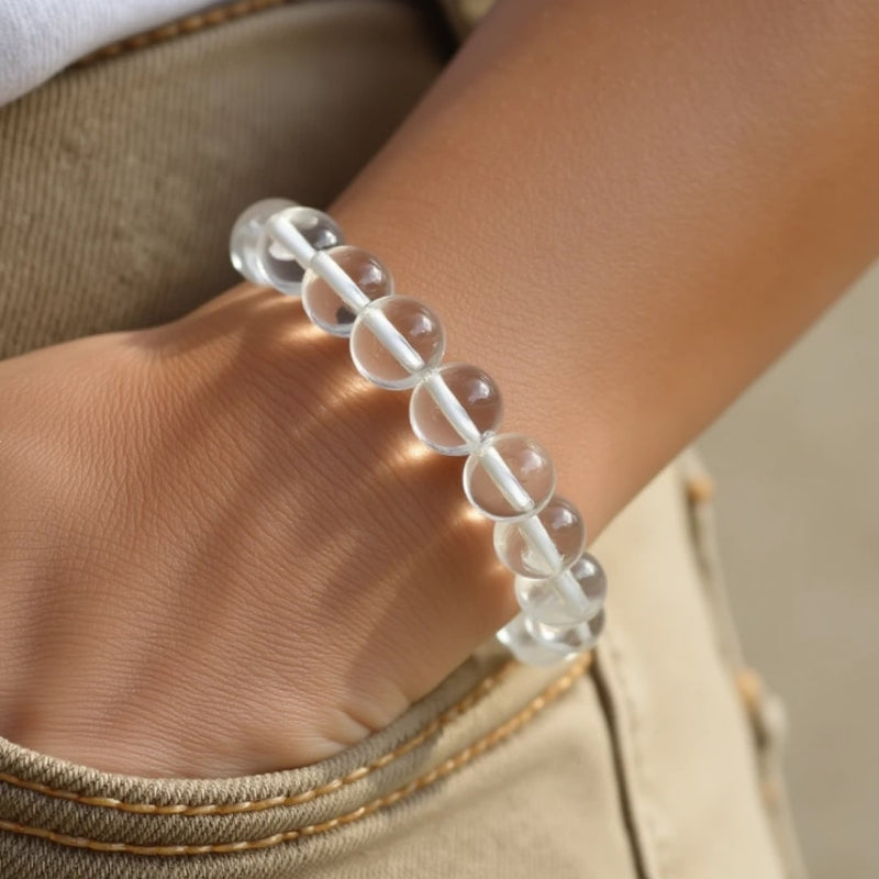 Bracelet Harmonie en Cristal de Roche — Purification et Amplification - Tatum Cristal