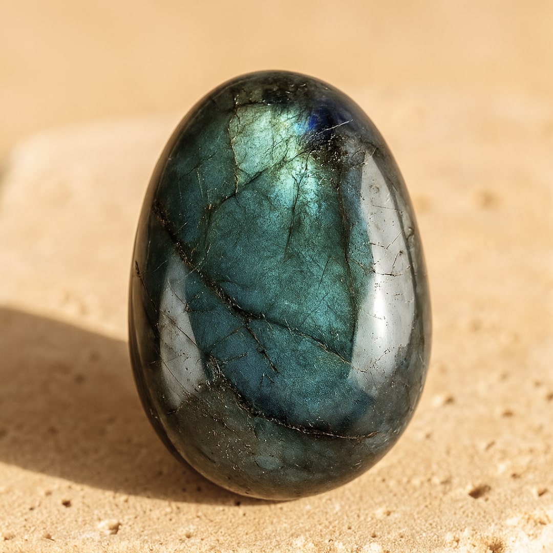 Galet en Labradorite de Madagascar — Protection et Intuition - Tatum Cristal