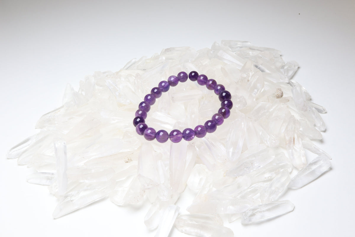 Bracelet Améthyste 6 mm