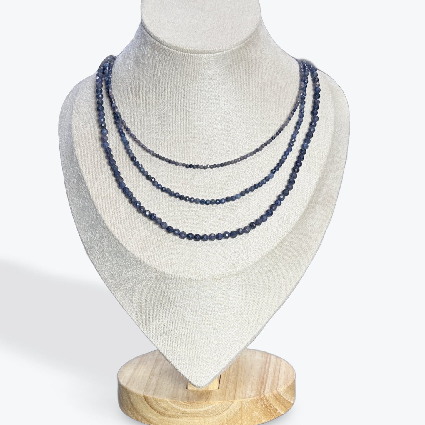 Collier Saphir Facetté