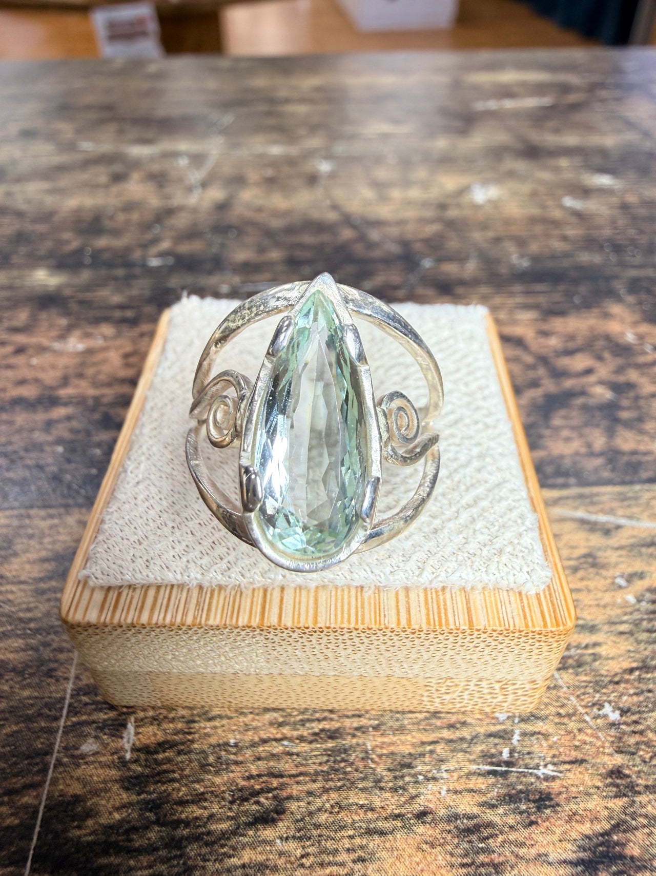 Bague aigue-marine Béryl verte
