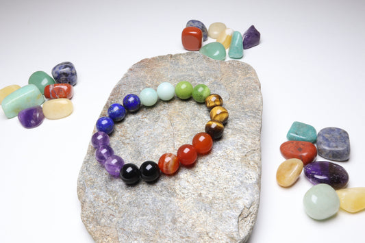 Bracelet 7 Chakras 10 mm