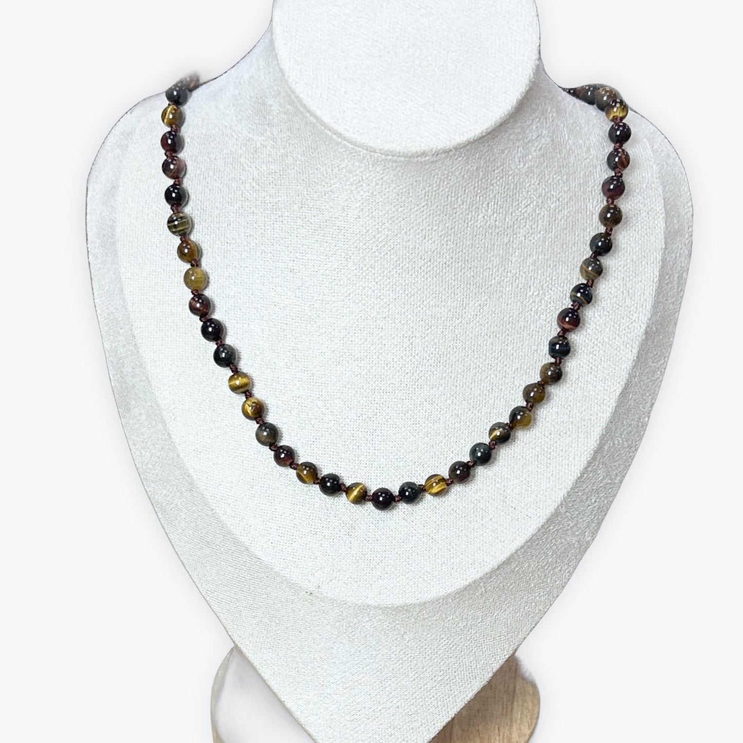 Collier Oeil Triple | 6mm Fermoir Acier Inoxydable
