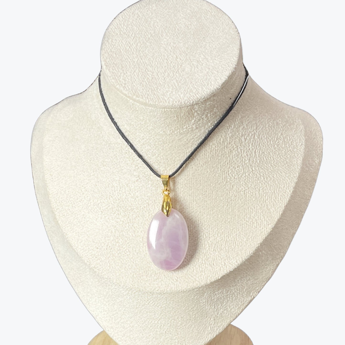 Pendentif Kunzite ovale