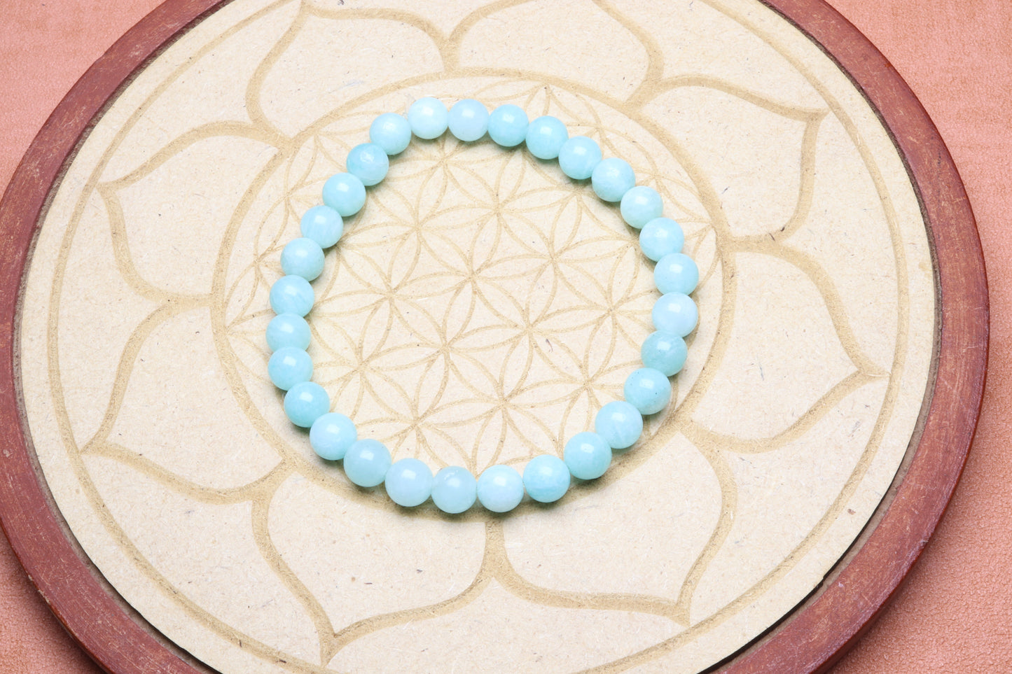 Bracelet Amazonite 6 mm