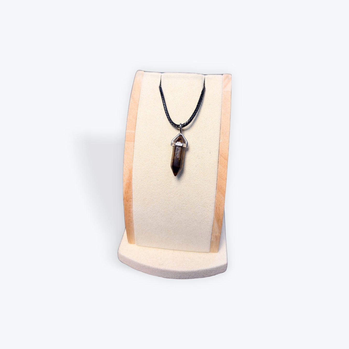 Pendentif pointe oeil de tigre - 3