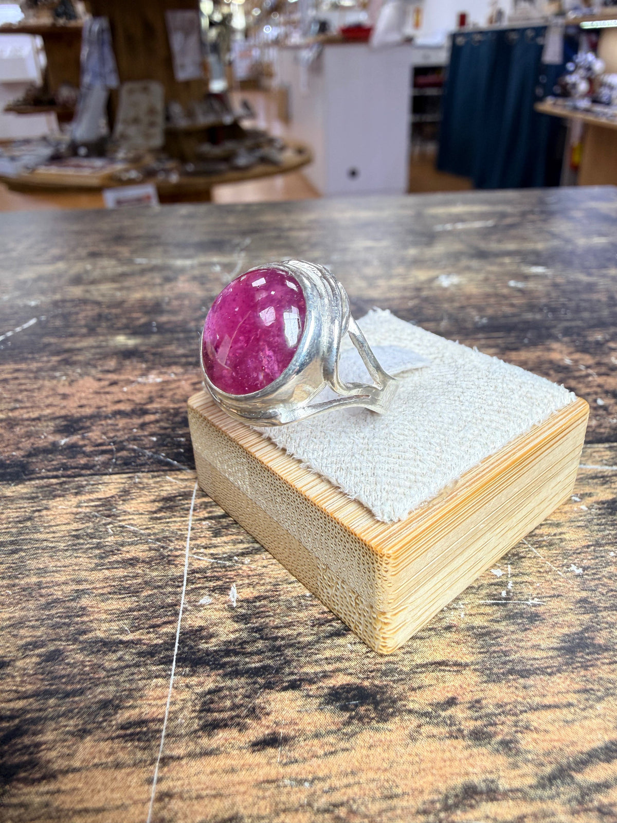 Bague Rubis glassfield ronde