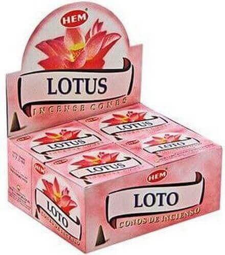 Encens HEM Cônes Lotus