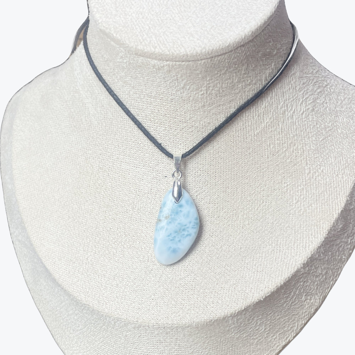 Pendentif Larimar Ovale