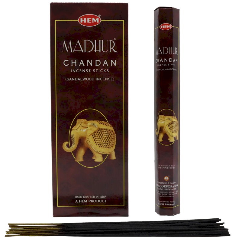 Encens HEM Madhur Chandan 6x20g