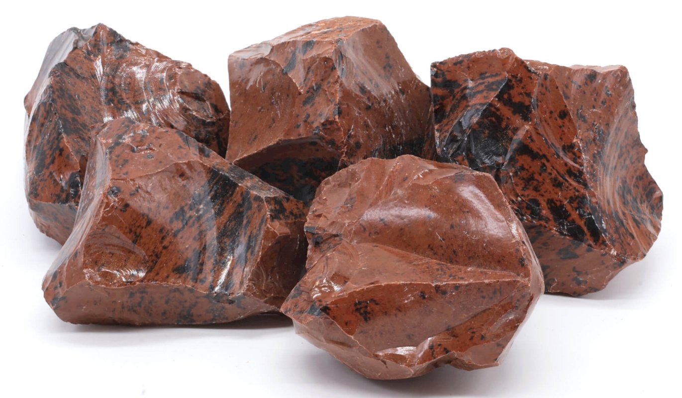 Obsidienne Mahogany 'A' brute 1Kg