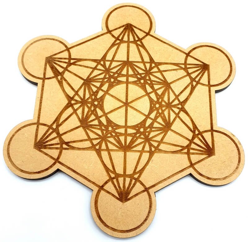 Plaque Bois Métatron