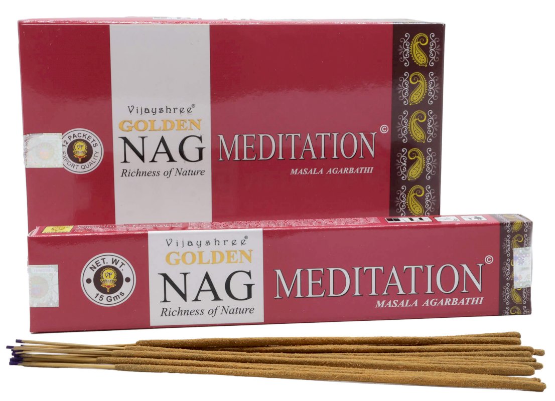 Encens Golden Nag Meditation 12x15g