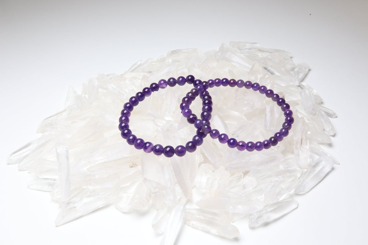 Bracelet Améthyste 6 mm