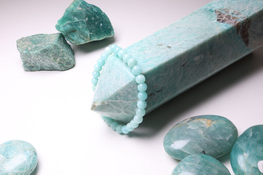 Bracelet Amazonite 6 mm
