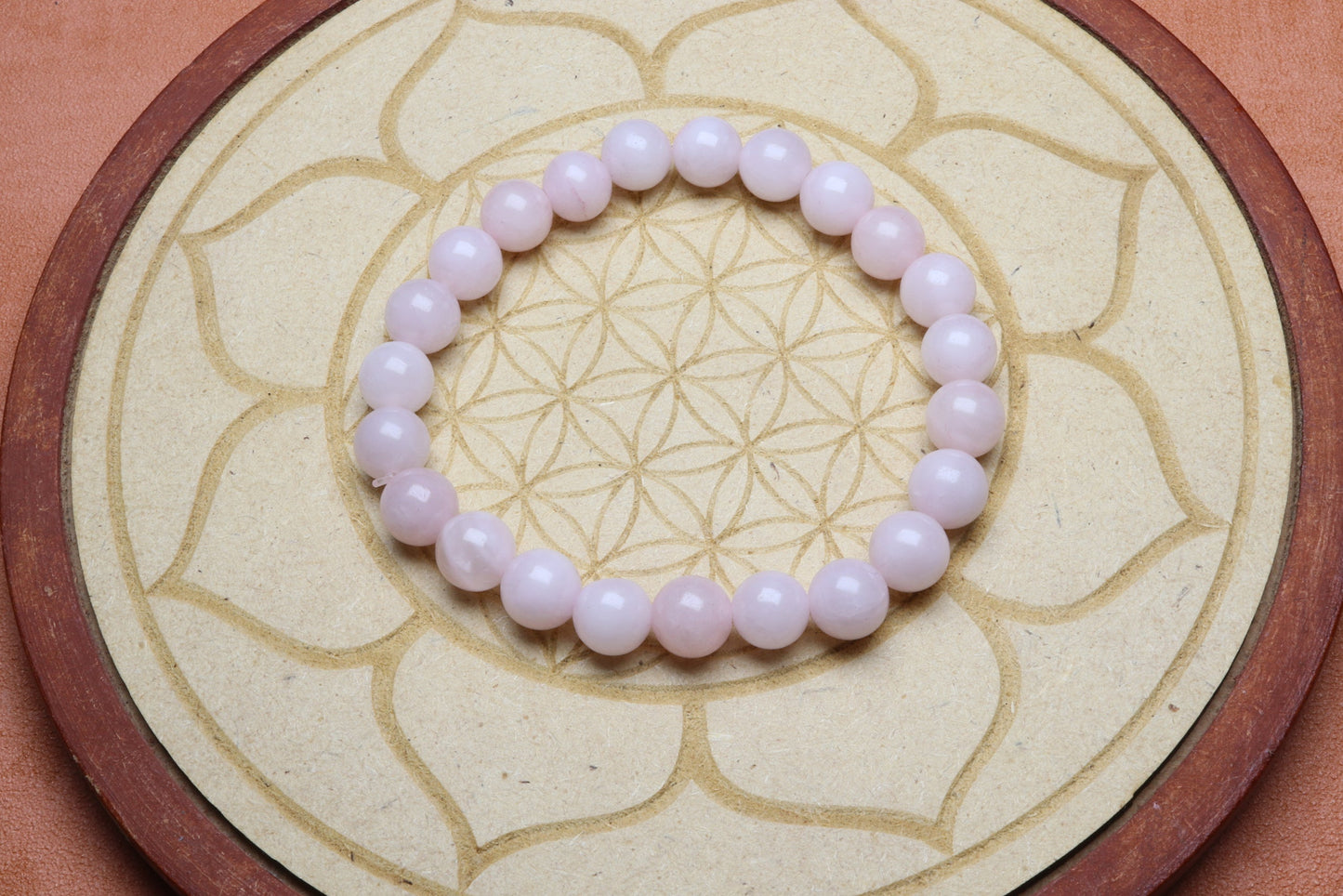 Bracelet en Quartz Rose - Amour et Harmonie 8mm