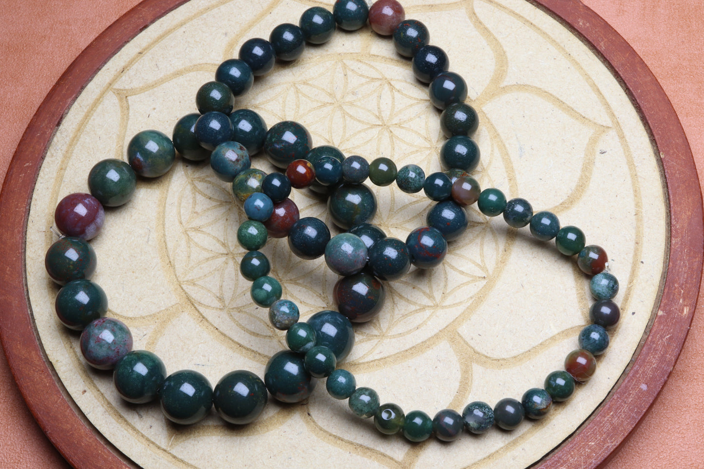 Bracelet Jaspe Sanguin