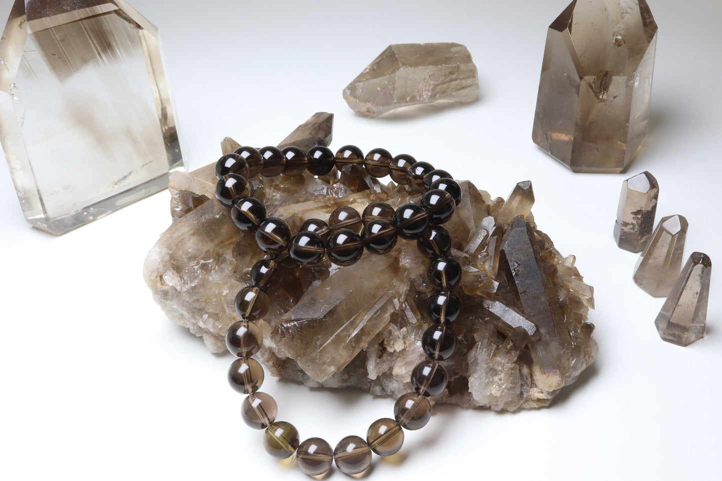 Bracelet Quartz Fumé détail